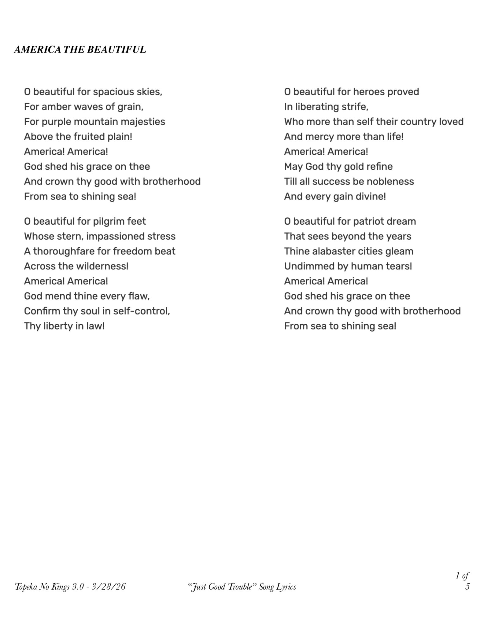 Good Trouble Song List_page-0001